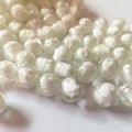 Handmade Painted Glass Beads 8/10/12mm Luminous Silvery Speckles 10pcs 6