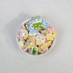 Plating Chiikawa Series Resin Beads Glossy Pastel Colors 20pcs