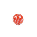 Lampwork Glass Beads Round 14mm Two-Tone Spiral Pattern 10pcs 5