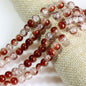 Crackle Round Glass Beads 10mm Vibrant Fractured Texture 2Strands 15