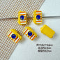 Baking Painted House and Camera Metal Beads 11mm 15mm Pastel Colors 20pcs 21
