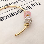 Stainless Steel Crimp Metal Beads 8mm Smooth Large Hole 20pcs 3