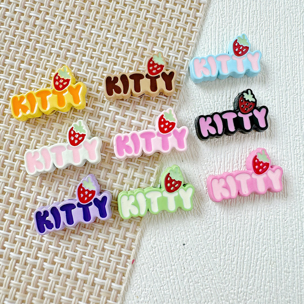 Signboard Metal Beads Painted Sanrio Series Colorful 10pcs 15