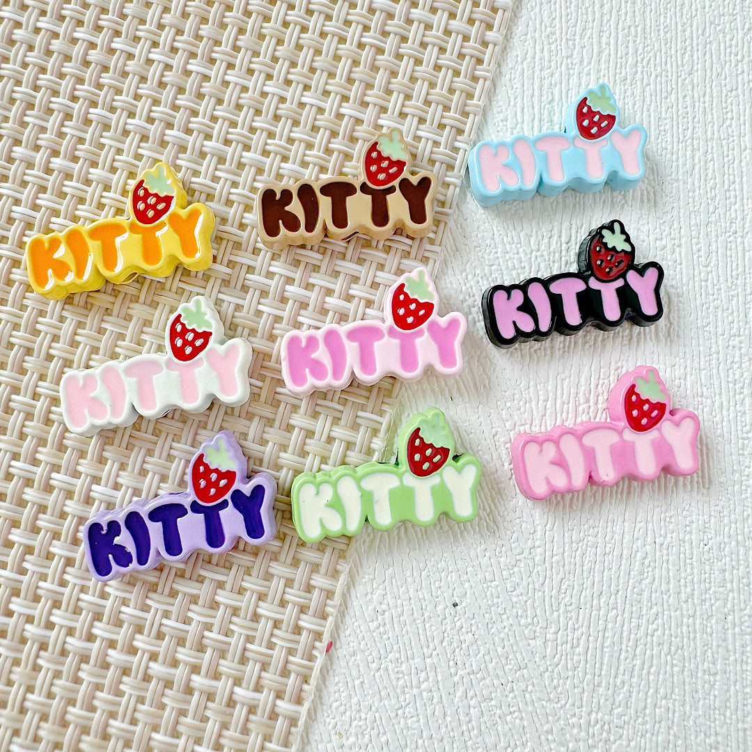 Signboard Metal Beads Painted Sanrio Series Colorful 10pcs 15