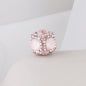 Opal Wrapped Polymer Clay Square Rhinestone Beads 20mm 6pcs 9