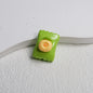 Fruit Snack Bag Acrylic Square Beads 23mm Glossy Detailed 10pcs 11