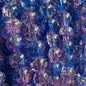 Crackle Glass Beads Round 8mm Dual Color Explosion 10 Strands 17