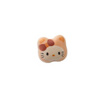 Leopard Print Hello KT Acrylic Beads 14mm Matte Finish 20pcs 4