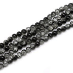 Crackle Round Glass Beads 8mm Colorful Mixed Colors 50pcs 3