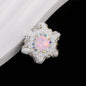 Polymer Clay Hexagonal Star Rhinestone Beads 23mm Full Rhinestone 6pcs 14