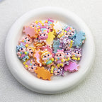 Plating Pop Resin Beads 30mm Crybaby Brushing Teeth Character 10pcs 2