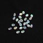 Transparent Czech Glass Petal Beads 6x8mm Soft Pastel Iridescent 100pcs 12