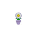 Silicone 3D Focal Beads Potted Daisy Holding Pot 20pcs 6