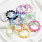 UV Scratch Resistant Balsam Pear Ring Bead Frame Acrylic 10pcs 5