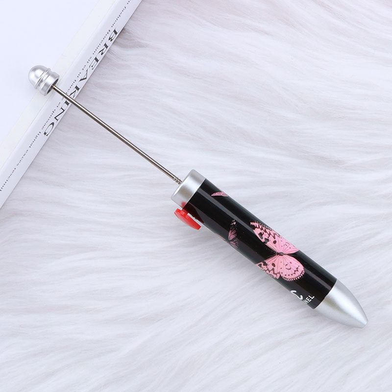 Beadable Pen Colorful Heart Accent 155mm Diameter 14mm Weight 11g 18