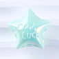 UV Plating Balloon Shaped Heart Star Acrylic Beads 25mm Glossy Pastel 50pcs 17