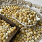 Crackle Round Glass Beads 10mm Imitation Porcelain Pastel Colors 120pcs 6