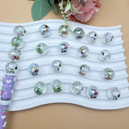 Clear Round Acrylic Beads 16mm Snoopy Pattern 50pcs 2