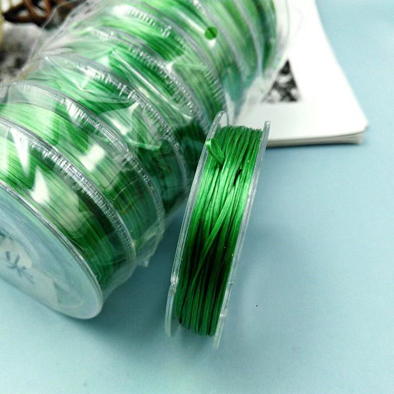 Elastic Spandex Thread 0.6mm Stretch Durable Multicolor 10pcs 10m Rolls 6
