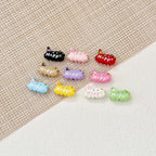 Baking Painted Magic Book Cloud Metal Beads 16mm Cute Pastel 10pcs 2