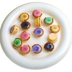 3D Molten Egg Tart Resin Beads 20mm Glossy Pastel Colors 10pcs 5