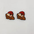 Silicone Focal Beads Taylor Swift Red Lips Vintage Hats 20pcs 7