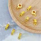Alloy Clover Spacer Beads 10mm Double Hole Tibetan Style 90pcs 4