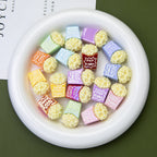 Popcorn Resin Beads 26mm Glossy Textured 10pcs 2