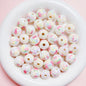 Printed Round Acrylic Beads 15mm Glossy Sanrio Characters 10pcs 10