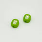 Painted Square Acrylic Beads 14mm Diamond Faceted Mixed Colors 10pcs 9