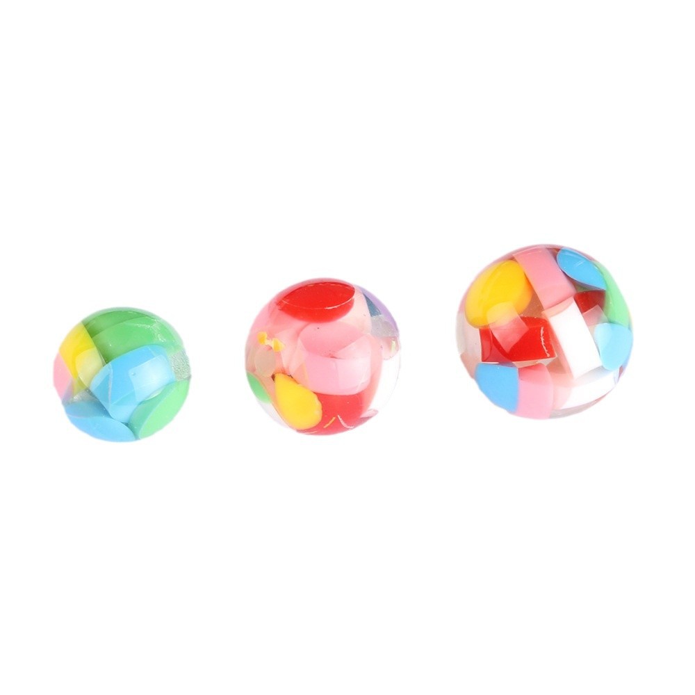Dopamine Resin Beads 12/14/16mm Colorful Glossy 50pcs 5
