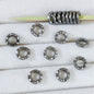 Alloy Irregular Ring Spacer Beads 6mm 8mm 10mm Tibetan Style 100pcs 8