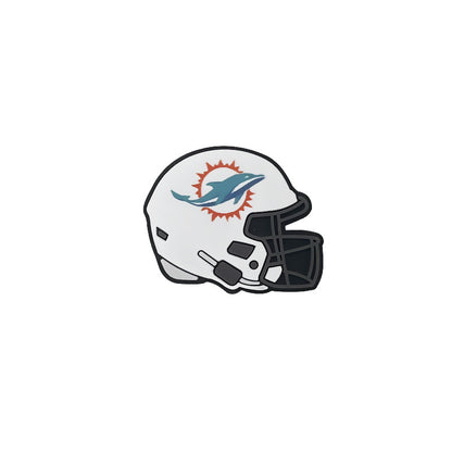 Silicone Focal Beads NFL Teams Helmet Printed Logos 20pcs 22
