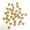 Brass Donut Spacer Beads 6/7/8mm Large Hole 50pcs 3