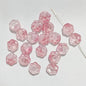 Vintage Cat Claw Glass Beads 15mm Glossy Translucent Colors 50pcs 4