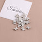 Silver Tone Irregular Shape CCB Plastic Beads 200pcs 20
