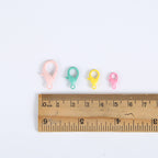 Zinc Alloy Lobster Clasp Keychain Findings 12mm Baking Painted 100pcs 4