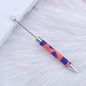 Beadable Ballpoint Pen Printed Flag Sunflower Pattern Long 167mm 6