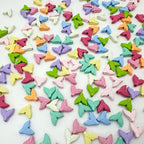 Mermaid Tail Metal Beads 10mm Pastel Painted Scales 20pcs 3
