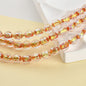 Lampwork Glass Beads Iridescent Silver Foil Filled 10mm 10pcs 13