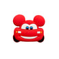 Silicone Focal Beads Automotive Car Design with Mouse Ears and Bright Expressions 20pcs 7
