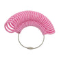 US Ring Sizer Measuring Tool Plastic Metal Fan Shaped 10cm 1pc 11