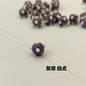 Lampwork Glass Beads Sea Urchin 11mm Handmade Polka Dotted 14pcs 27
