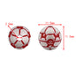 Printed Ball Series Acrylic Beads Colorful Sports Designs 100pcs 17
