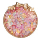 Czech Glass Beads Round 8mm Translucent Metallic Flecks 30pcs 14