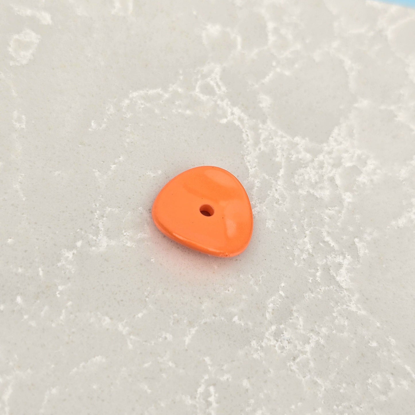 Acrylic Potato Chips Spacer Beads 14mm Baking Painted 20pcs 20