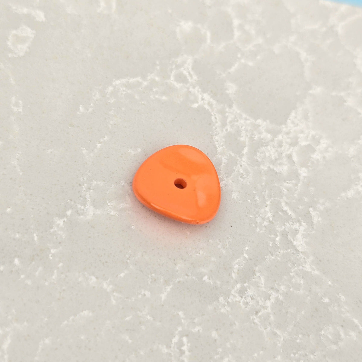 Acrylic Potato Chips Spacer Beads 14mm Baking Painted 20pcs 20