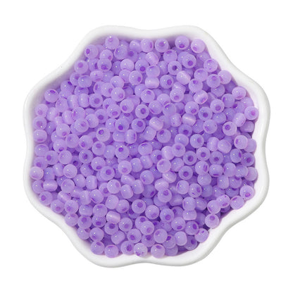Cat Eye Jade Ice Seed Glass Beads 4mm Soft Pastel Translucent 150pcs 22
