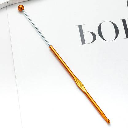 Beadable Crochet Hooks Metallic Slim Polished 3.0mm to 6.0mm 12
