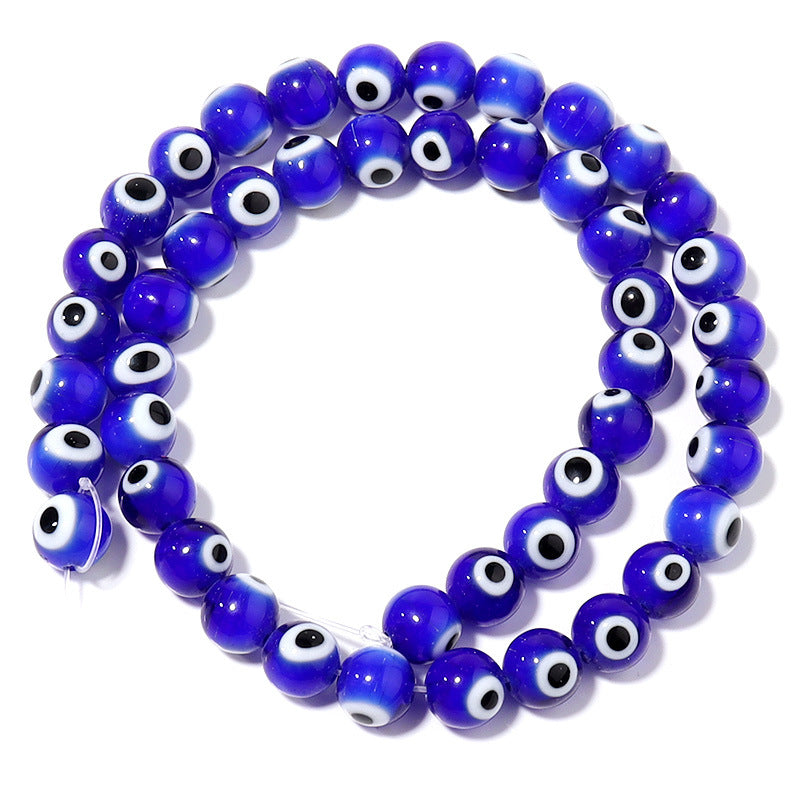 Lampwork Millefiori Evil Eye Glass Beads 4mm Antique Style 90pcs 8